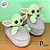 Pantufa Baby Yoda - Star Wars - P 33/35 - 1 unidade - Disney Original - Zonacriativa - Imagem 1