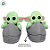 Pantufa Baby Yoda - Star Wars - P 33/35 - 1 unidade - Disney Original - Zonacriativa - Imagem 5