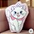 Almofada Formato - Gata Marie - 45x34cm - 1 unidade - Disney Original - Zonacriativa - Imagem 1