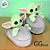 Pantufa Baby Yoda - Star Wars - GG 42/44 - 1 unidade - Disney Original - Rizzo - Imagem 1