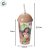 Copo de Plástico com Tampa e Canudo Moana - 500ml - 1 unidade - Disney Original - Plasútil - Imagem 2