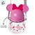 Garrafa com Alça e Canudo Minnie Mouse Rosa - 1,1l - 1 unidade - Disney Original - Rizzo - Imagem 4