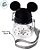 Garrafa com Alça e Canudo Mickey Mouse - 1,1l - 1 unidade - Disney Original - Rizzo - Imagem 5