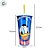Copo de Plástico com Tampa e Canudo Pato Donald - 700ml - 1 unidade - Disney Original - Plasútil - Imagem 3