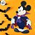 Painel Decorativo - Mickey Mouse Halloween - 53x34cm - 1 unidade - Disney Original - Rizzo - Imagem 1