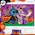 Painel TNT Stitch Halloween - 85x55cm - 1 unidade - Disney Original - Piffer - Imagem 1