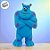 Mini Figura Colecionável - Sullivan - Monstros S.A - 5cm - 1 unidade - Disney Original - Rizzo - Imagem 1