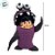 Mini Figura Colecionável - Boo - Monstros S.A - 5cm - 1 unidade - Disney Original - Rizzo - Imagem 3
