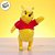 Mini Figura Colecionável - Ursinho Pooh - 5cm - 1 unidade - Disney Original - Rizzo - Imagem 1