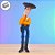Mini Figura Colecionável - Woody - Toy Story - 5cm - 1 unidade - Disney Original - Rizzo - Imagem 1