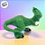 Mini Figura Colecionável - Rex - Toy Story - 5cm - 1 unidade - Disney Original - Rizzo - Imagem 1