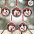 Bola de Natal - Mickey e Minnie - Xadrez - 6cm - 6 unidades - Disney Original - Cromus - Imagem 1