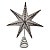 Topo Estrela Para Árvore de Natal Metal - 25x29cm - 1 unidade - Rizzo - Imagem 1