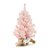 Mini Pinheiro De Natal Cotton - Nevada Rosa - 60cm - 1 unidades - Cromus - Rizzo - Imagem 1