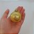 Bola de Natal em Tubo - Perolado Ouro - 5cm - 6 unidades - Cromus - Rizzo - Imagem 1