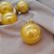 Bola de Natal em Tubo - Perolado Ouro - 5cm - 6 unidades - Cromus - Rizzo - Imagem 5