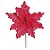 Flor Poinsétia Vermelha Com Gliter - 35cm  - 1 unidade - Cromus - Rizzo - Imagem 1