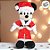 Pelúcia Mickey Mouse de Natal - 45cm - 1 unidade - Disney Original - Cromus - Imagem 1