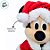 Pelúcia Mickey Mouse de Natal - 45cm - 1 unidade - Disney Original - Cromus - Imagem 2