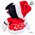 Pelúcia Minnie Mouse de Natal - Vermelha - 45cm - 1 unidade - Disney Original - Cromus - Imagem 6