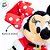 Pelúcia Minnie Mouse de Natal - Vermelha - 30cm - 1 unidade - Disney Original - Cromus - Imagem 3