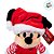 Pelúcia Mickey Mouse de Natal - Verde e Vermelho - 30cm - 1 unidade - Disney Original - Cromus - Imagem 4