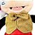 Pelúcia Mickey Mouse Dourado de Natal - 30cm - 1 unidade - Disney Original - Cromus - Imagem 5