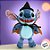 Pelúcia Stitch Halloween - Bruxo - 30cm - 1 unidade - Disney Original - Cromus - Imagem 1