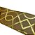 Fita Decorativa Aramada - Losango Ouro - 6,3x914cm   - 1 unidade - Cromus - Rizzo - Imagem 3