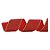 Fita Decorativa Aramada - Vermelho Verde e ouro com Glitter - 6,3x914cm - 1 unidade - Cromus - Rizzo - Imagem 1