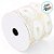 Fita Decorativa Aramada - Estampada branco e Ouro - 6,3cm x 9,14m - 1 unidade - Cromus - Rizzo - Imagem 3