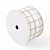 Fita Decorativa Aramada - Quadriculada Branco e Ouro com Glitter - 6,3x914cm   - 1 unidade - Cromus - Rizzo - Imagem 2