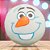 Brinquedo Squish Borracha - Olaf - Frozen - 1 unidade - Disney Original - Toyng - Imagem 1