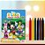 Kit Para Colorir Livro e Giz - Mickey Mouse - 1 unidade - Disney Original - Editora DCL - Imagem 1