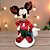 Enfeite de Natal - Mickey Mouse com Presentes - 34x19cm - 1 unidade - Disney Original - Cromus - Imagem 1