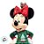 Enfeite de Natal - Minnie Mouse com Presentes - 34x19cm - 1 unidade - Disney Original - Cromus - Imagem 2