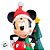 Enfeite de Natal - Mickey Mouse com Árvore - 17x10cm - 1 unidade - Disney Original - Cromus - Imagem 2