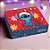 Caixa Retangular para Presente - Tampa/Fundo New - Stitch Aloha - M 25x20x5cm - 1 unidade - Disney Original - Cromus - Imagem 1
