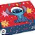 Caixa Retangular para Presente - Tampa/Fundo New - Stitch Aloha - M 25x20x5cm - 1 unidade - Disney Original - Cromus - Imagem 2