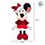 Pelúcia Decorativa de Natal - Minnie em Pé - Lanteloujas - 78cm - 1 unidade - Disney Original - Cromus - Imagem 3