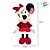 Pelúcia Decorativa de Natal - Minnie em Pé - Lanteloujas - 36cm - 1 unidade - Disney Original - Cromus - Imagem 3