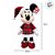 Pelúcia Decorativa de Natal - Minnie em Pé - Xadrez - 78cm - 1 unidade - Disney Original - Cromus - Imagem 3