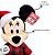 Pelúcia Decorativa de Natal - Minnie em Pé - Xadrez - 78cm - 1 unidade - Disney Original - Cromus - Imagem 4