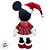 Pelúcia Decorativa de Natal - Minnie em Pé - Xadrez - 78cm - 1 unidade - Disney Original - Cromus - Imagem 8