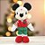 Pelúcia Decorativa de Natal - Mickey em Pé - Verde e Vermelho - 45cm - 1 unidade - Disney Original - Cromus - Imagem 1