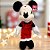 Pelúcia Decorativa de Natal - Mickey em Pé - Lanteloujas - 78cm - 1 unidade - Disney Original - Cromus - Imagem 1