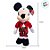 Pelúcia Decorativa de Natal - Mickey em Pé - Xadrez - 77cm - 1 unidade - Disney Original - Cromus - Imagem 3