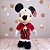 Pelúcia Decorativa de Natal - Mickey em Pé - Xadrez - 45cm - 1 unidade - Disney Original - Cromus - Imagem 1