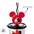 Copo de Plástico com Tampa e Canudo Pin Minnie Red - Holográfico - 500ml - 1 unidade - Disney Original - Plasútil - Imagem 2