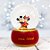 Enfeite de Natal - Globo de Neve Mickey e Minnie - 11cm - 1 unidade - Disney Original - Cromus - Imagem 1